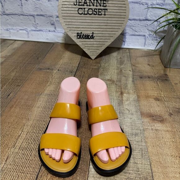 MELISSA BUBBLE - BLACK / CARAMEL US 6 - Picture 4 of 9